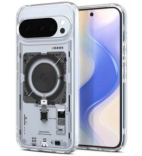 Magsafe Калъф за Google Pixel 10 Pro XL, Spigen Ultra Hybrid Neo One Case, Прозрачен