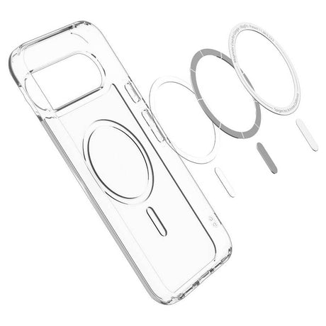 Magsafe Калъф за Google Pixel 10 Pro XL, Spigen Ultra Hybrid Case, Бял (10)