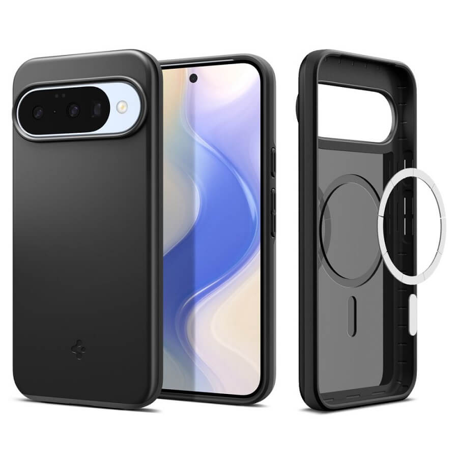 Magsafe Калъф за Google Pixel 10 Pro XL, Spigen Thin Fit Case, Черен (3)
