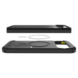 MagSafe Противоударен Калъф за Google Pixel 10 Pro XL, Spigen Tough Armor Case, Черен (10)