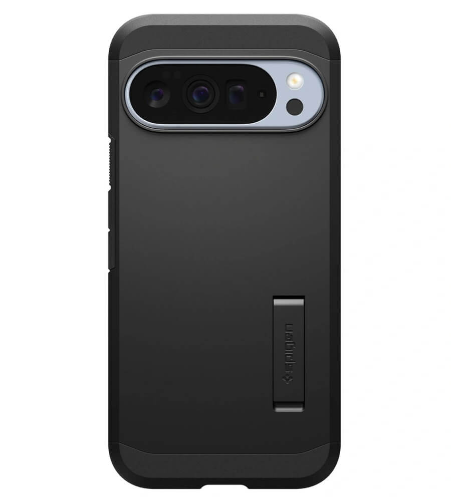 MagSafe Противоударен Калъф за Google Pixel 10 Pro XL, Spigen Tough Armor Case, Черен