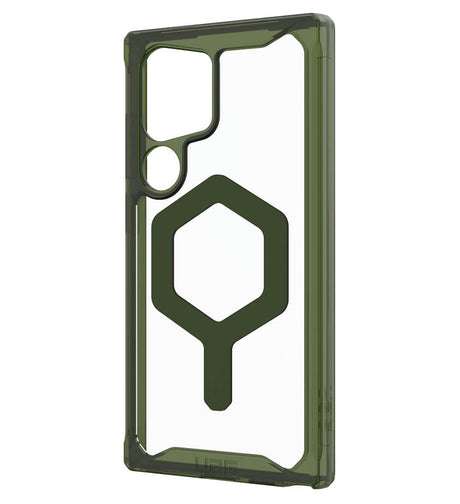Magsafe Противоударен Калъф за Samsung S24 Ultra, UAG Plyo Case, Зелен (2)