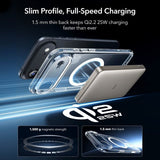 Magsafe Калъф и Протектор за iPhone Air, ESR Classic Hybrid Magnetic Set Case, Прозрачен (4)