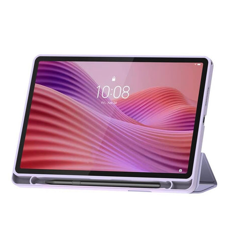 Калъф за Lenovo Tab 10.1" TB-311, Tech-Protect Trifold Slim Pen Case, Лилав (3)