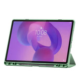 Калъф за Lenovo Idea Tab Pro 12.7" TB-373, Tech-Protect Trifold Slim Pen Case, Зелен (3)