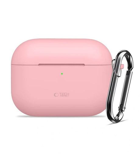 Калъф за Слушалки за Apple AirPods Pro 3, Tech-Protect Silicone Case, Розов (2)