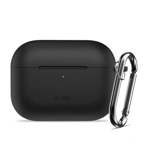 Калъф за Слушалки за Apple AirPods Pro 3, Tech-Protect Silicone Case, Черен (2)