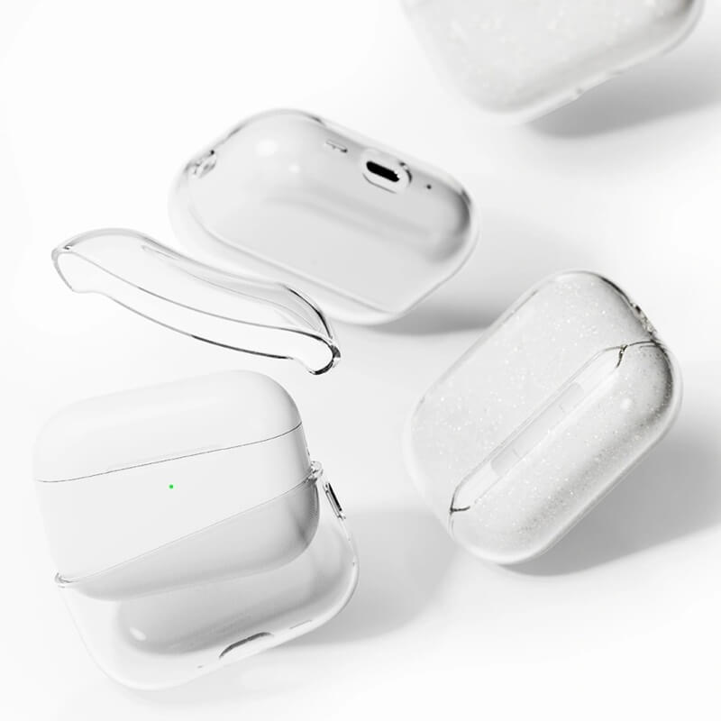 Калъф за Apple Airpods Pro 3, Ringke Air Glitter Case, Прозрачен (3)