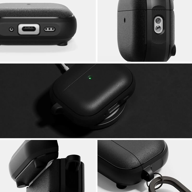 Калъф за Apple AirPods Pro 3, Ringke Onyx Magnetic Case, Черен (3)