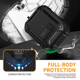 Magsafe Калъф за Apple AirPods Pro 3, Tech-Protect Carbonox Case, Черен (5)
