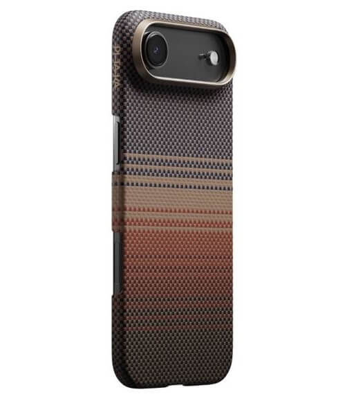 Magsafe Калъф за iPhone Air, Pitaka Edge Sunset Case, Кафяв