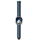 Кевларена Каишка за Apple Watch, Pitaka Carbon Fiber Watch Band Moon, Син (4)