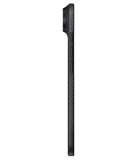 Magsafe Калъф за iPhone Air, Pitaka Edge Black-Gray Case, Черен (4)