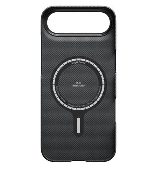 Magsafe Калъф за iPhone Air, Pitaka Edge Black-Gray Case, Черен (3)