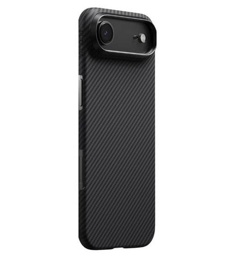 Magsafe Калъф за iPhone Air, Pitaka Edge Black-Gray Case, Черен