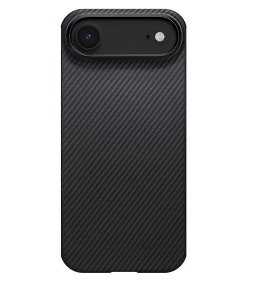 Magsafe Калъф за iPhone Air, Pitaka Edge Black-Gray Case, Черен (2)