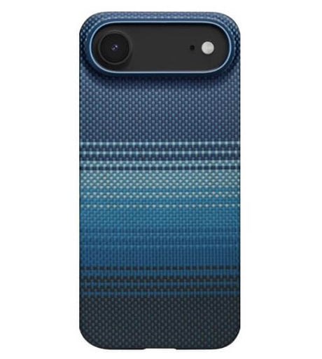 Magsafe Калъф за iPhone Air, Pitaka Edge Moonrise Case, Син (2)