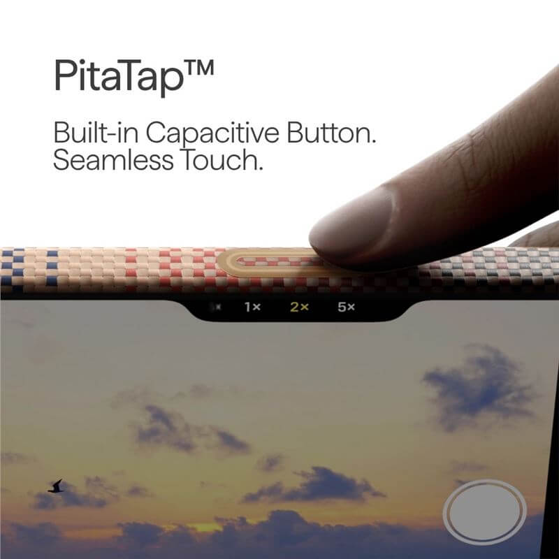 Magsafe Калъф за iPhone Air, Pitaka Edge Sunset Case, Кафяв (6)