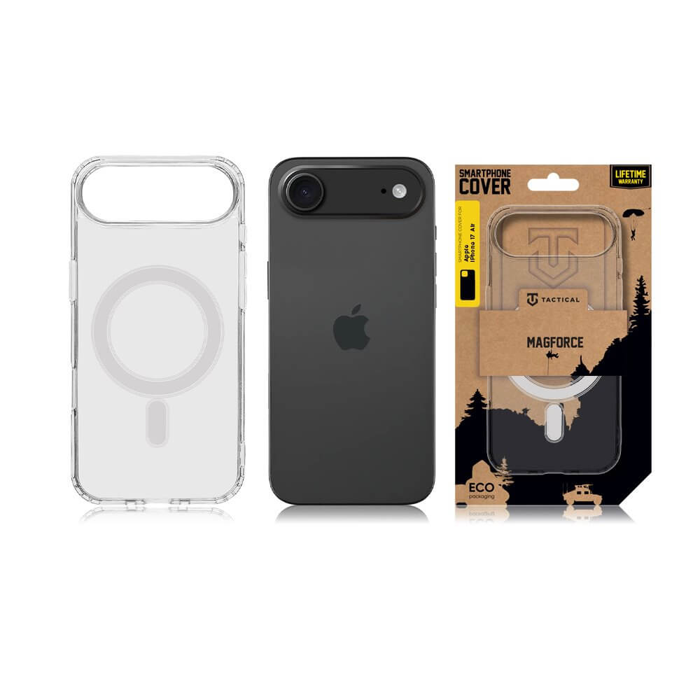Magsafe Калъф за iPhone Air, Tactical MagForce Case, Прозрачен (3)