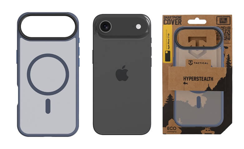 Magsafe Калъф за iPhone Air, Tactical MagForce HyperStelth Case, Тъмно Син (3)