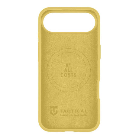 Magsafe Силиконов Калъф за iPhone Air, Tactical MagForce Velvet Smoothie Case, Жълт (4)