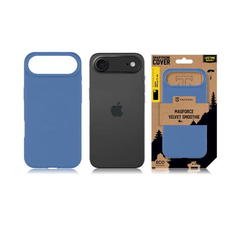 Magsafe Силиконов Калъф за iPhone Air, Tactical MagForce Velvet Smoothie Case, Син (5)