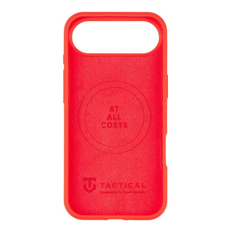 Magsafe Силиконов Калъф за iPhone Air, Tactical MagForce Velvet Smoothie Case, Червен (4)