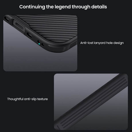 Калъф с Плъзгач за Камера за iPhone Air, Nillkin CamShield Pro Case, Черен (5)