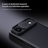 Калъф с Плъзгач за Камера за iPhone Air, Nillkin CamShield Pro Case, Черен (2)