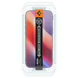 Затъмняващ Протектор за iPhone Air, Spigen Privacy Glass tR EZ Fit 2бр, Черен (4)
