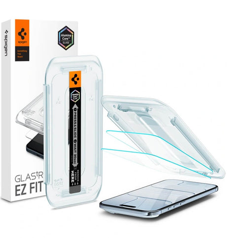 Стъклен Протектор за iPhone Air, Spigen EZ Fit Glass 2бр., Прозрачен