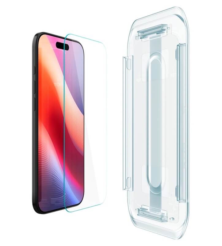 Стъклен Протектор за iPhone Air, Spigen EZ Fit Glass 2бр., Прозрачен (2)