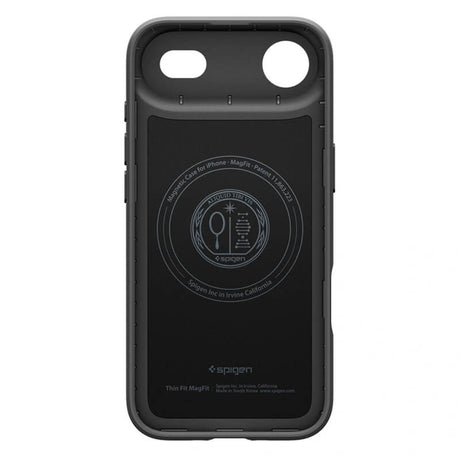 Magsafe Калъф за iPhone Air, Spigen Thin Fit Case, Черен (2)
