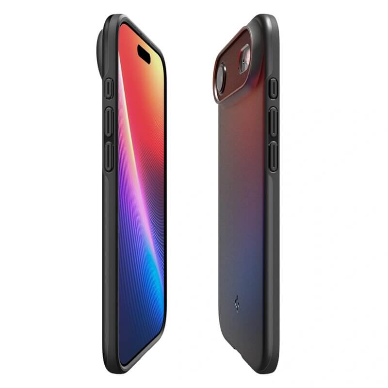 Magsafe Калъф за iPhone Air, Spigen Thin Fit Case, Черен (5)