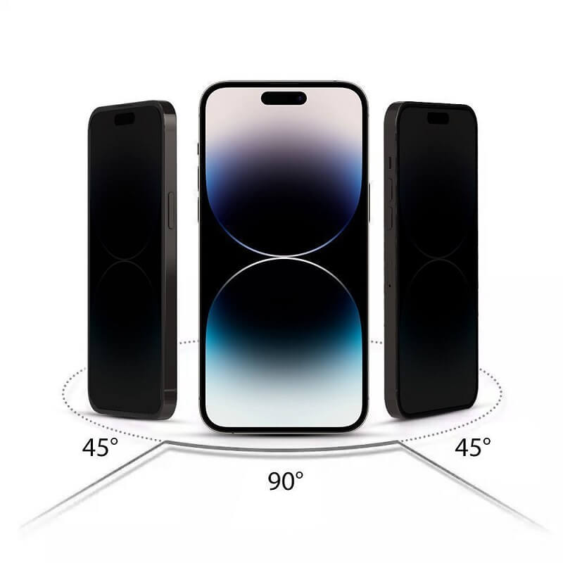 Затъмняващ Протектор за Samsung S25 FE, Tech-Protect Privacy Spy+ Glass 2бр., Черен (2)