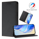 Кожен Калъф с Джобове за Xiaomi 15T Pro, Rfid Wallet Case, Черен (3)