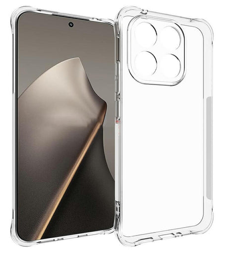 Противоударен Силиконов Калъф за Xiaomi 15T, Shockproof Case, Прозрачен