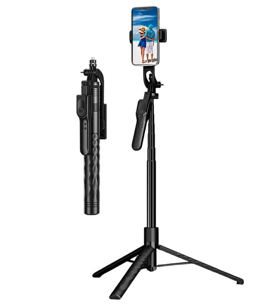 Блутут Статив, Wireless Selfie K28 Stick-tripod, Черен