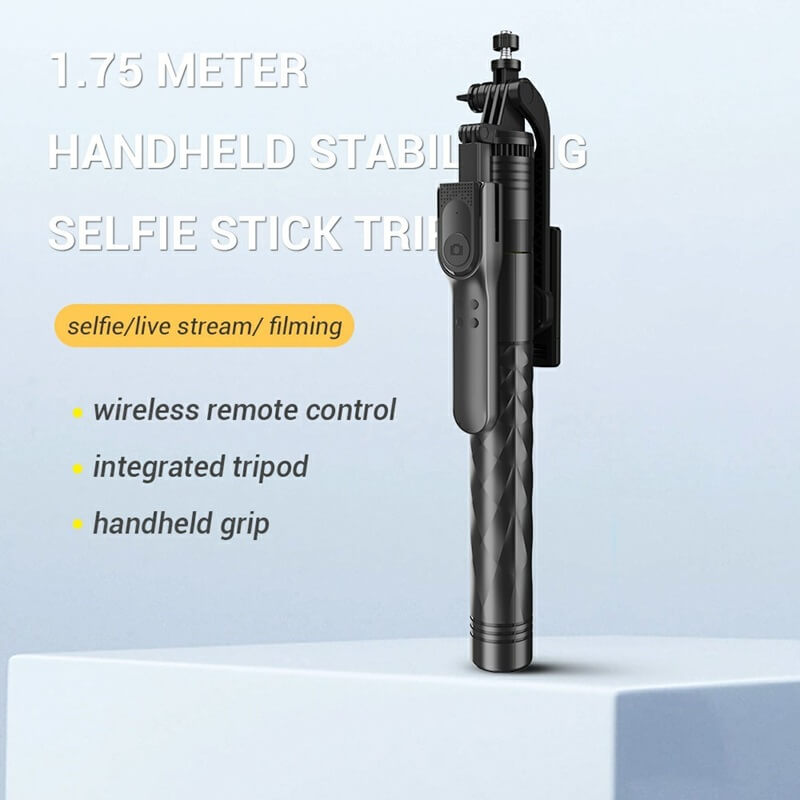 Блутут Статив, Wireless Selfie K28 Stick-tripod, Черен (2)