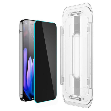 Затъмняващ Протектор за Google Pixel 9 Pro/ 9, Spigen Privacy Glass tR EZ Fit 2бр., Черен (4)