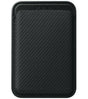 Magsafe Карбонов Калъф за Карти, Pitaka Magnetic Woven Wallet Black/Gray, Черен