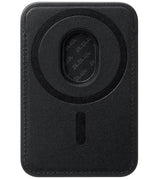 Magsafe Карбонов Калъф за Карти, Pitaka Magnetic Woven Wallet Black/Gray, Черен (4)