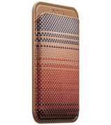 Magsafe Карбонов Калъф за Карти, Pitaka Magnetic Woven Wallet Sunset, Кафяв (2)