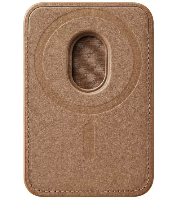 Magsafe Карбонов Калъф за Карти, Pitaka Magnetic Woven Wallet Sunset, Кафяв (3)