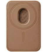 Magsafe Карбонов Калъф за Карти, Pitaka Magnetic Woven Wallet Sunset, Кафяв (3)
