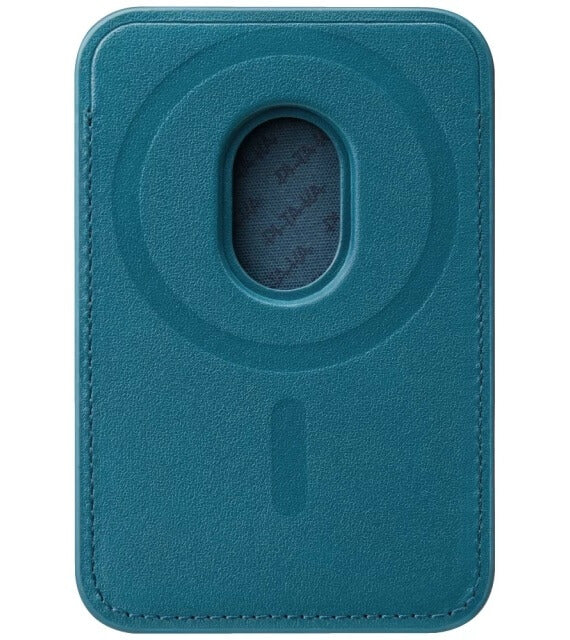 Magsafe Карбонов Калъф за Карти, Pitaka Magnetic Woven Wallet Moonrise, Син (3)