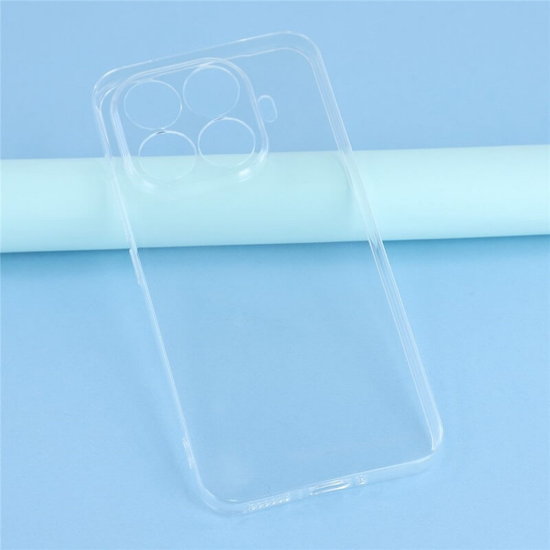 Силиконов Калъф за Xiaomi 15T Pro, Slim Transperant Case, Прозрачен (2)