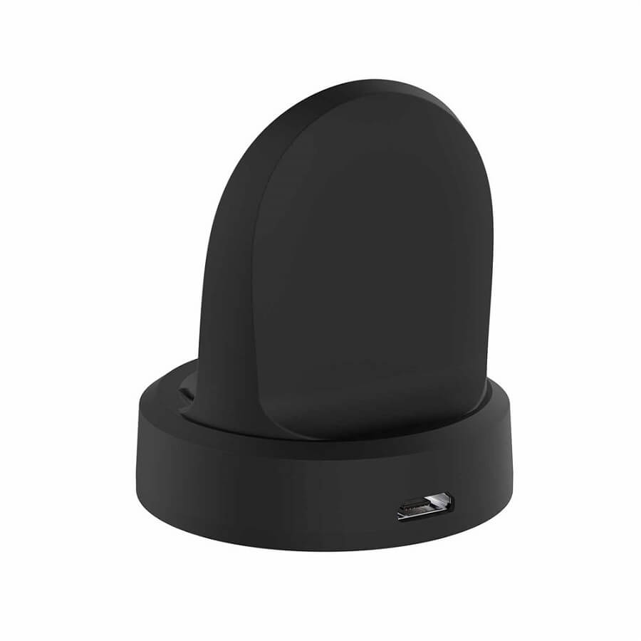 Зарядно за Samsung Watch 5/ 4/ 3/ Active, Wireless Charger, Черен (5)