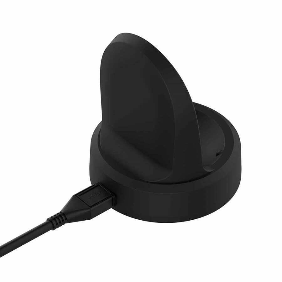 Зарядно за Samsung Watch 5/ 4/ 3/ Active, Wireless Charger, Черен (4)