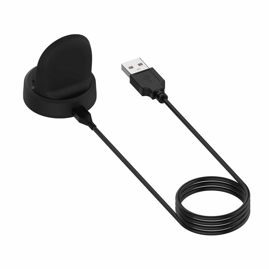 Зарядно за Samsung Watch 5/ 4/ 3/ Active, Wireless Charger, Черен (2)